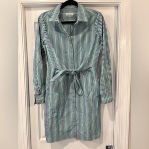 Calvin Klein striped shirt dress